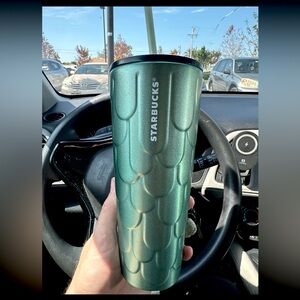 Starbucks Mermaid Green Matte Coffee Drinkware Travel
